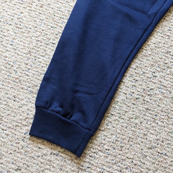 NWT Galaxy Jogger Pants Sweatpants Sz M NAVY Cotton Poly Blend - Picture 2 of 5